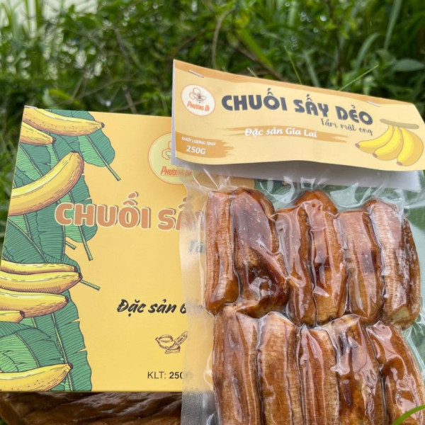 Chuối sấy dẻo 250g - front