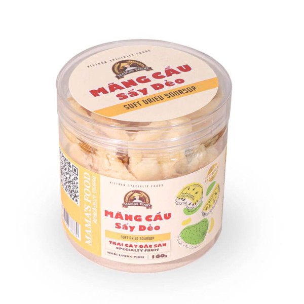 Mãng Cầu Sấy Dẻo ( lon nhựa 160g ) - front