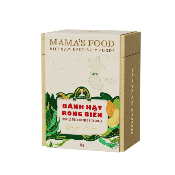 Bánh Hạt Rong Biển ( Hộp giấy 70g ) - front