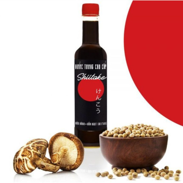 Nước Tương Shiitake - Làng Chài Xưa (Chai nhựa 525ml/chai) - hover